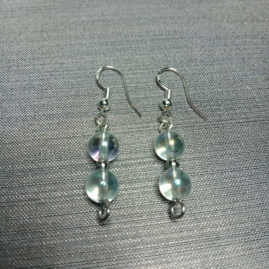 Boucles d'oreilles Aqua aura