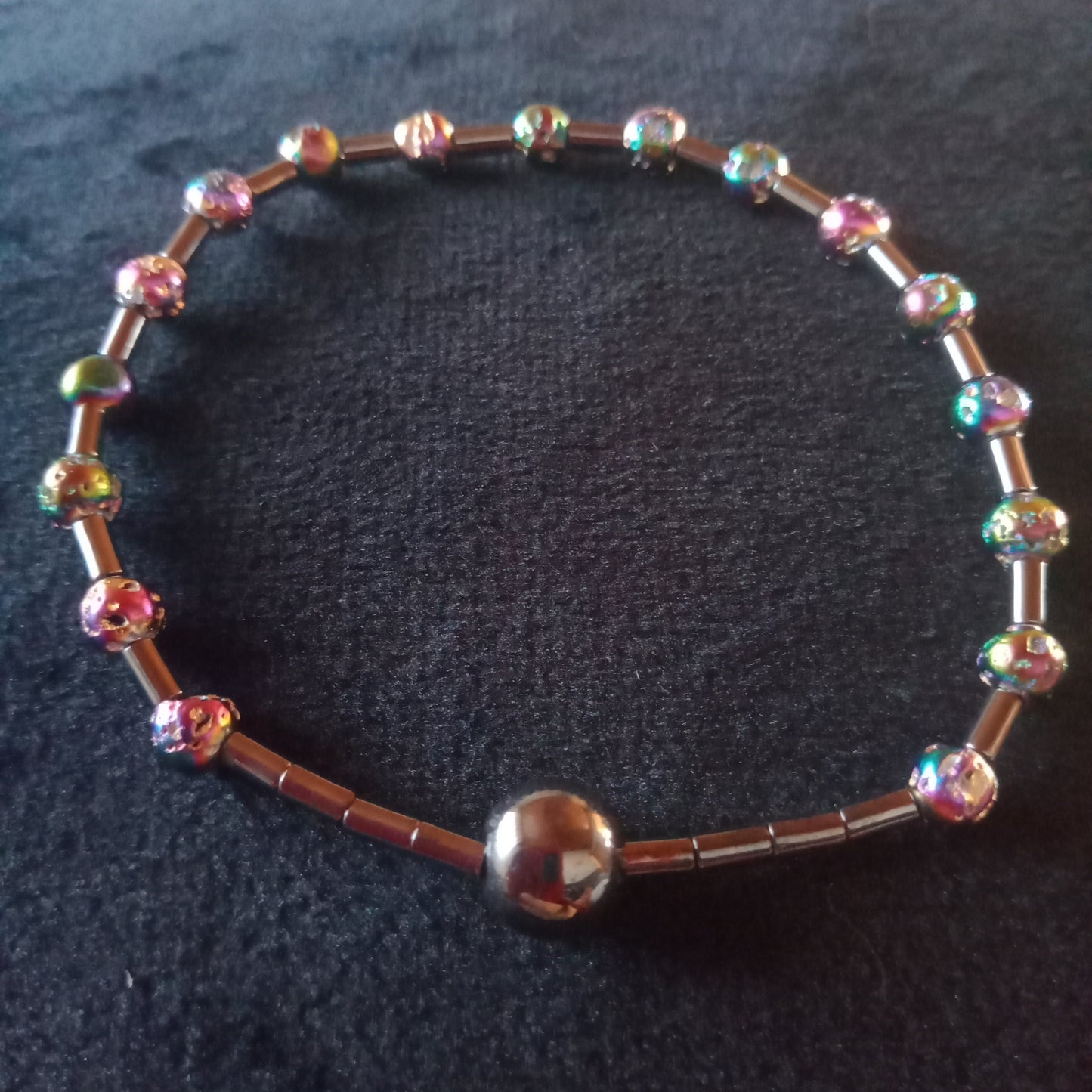 Bracelet en hématite chauffée