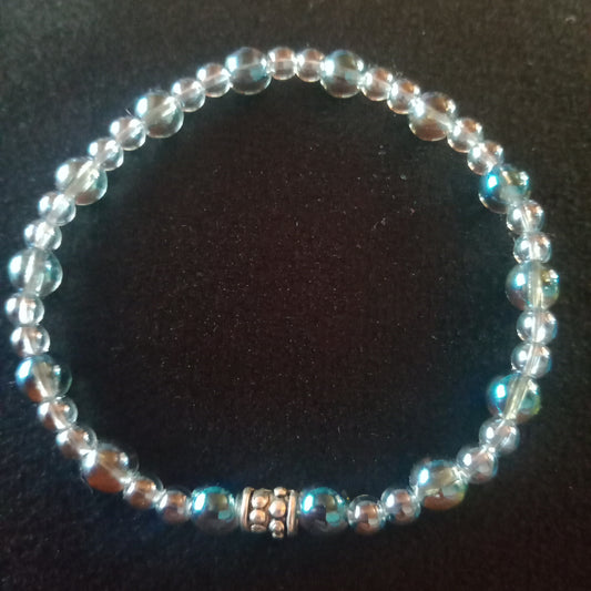 Bracelet en Aqua aura