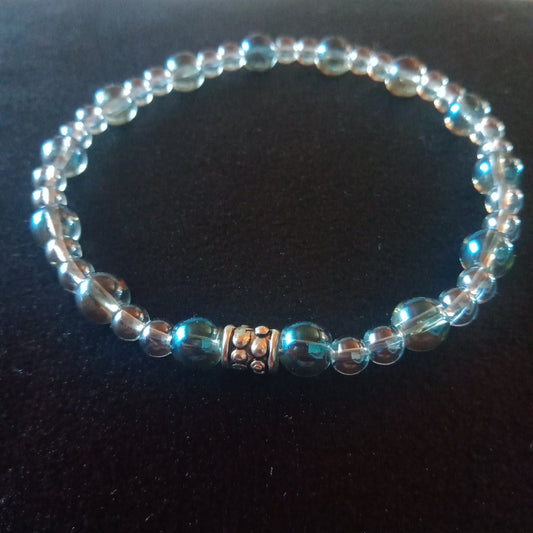 Bracelet en Aqua aura