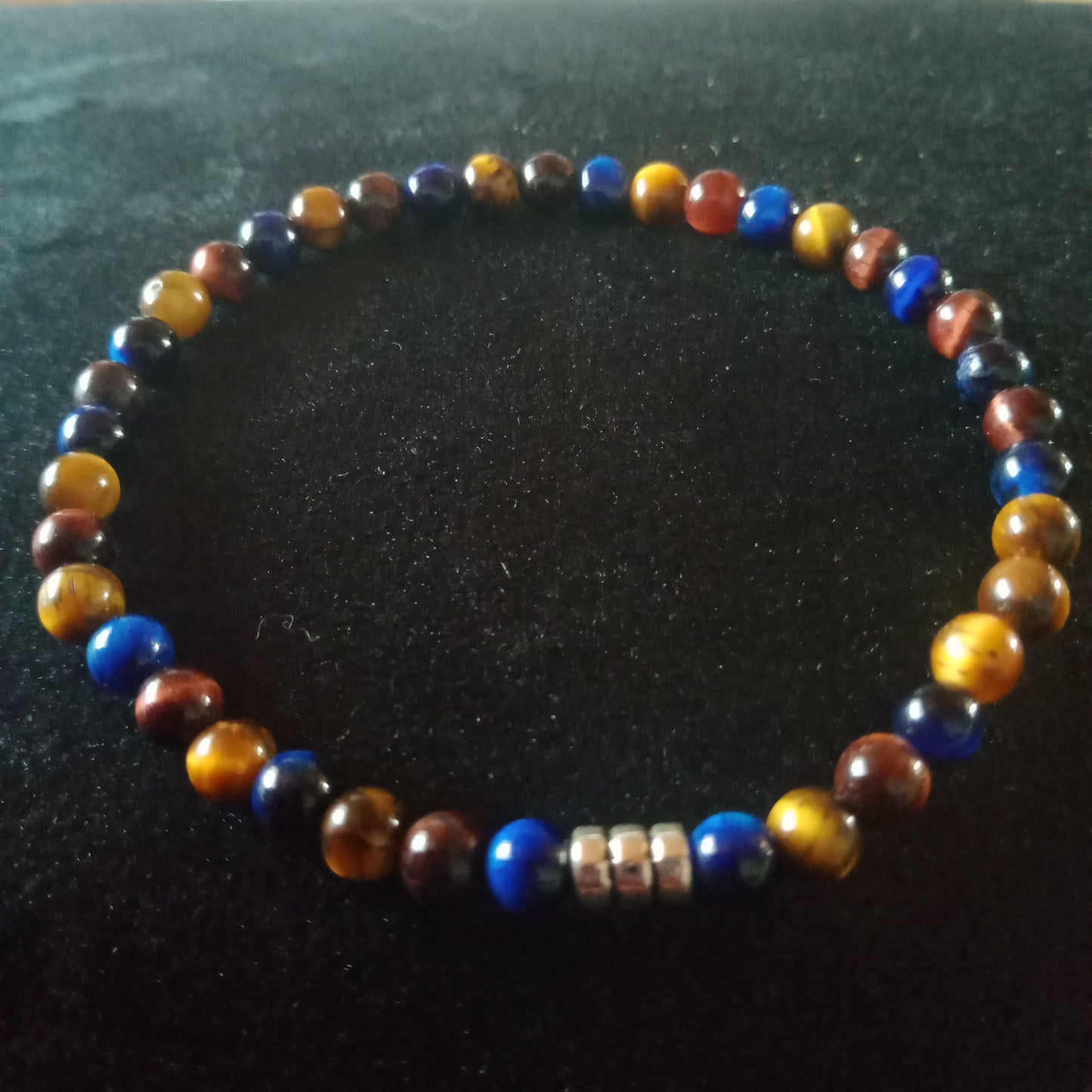 Bracelet en œil de tigre/oeil de tigre bleu/oeil de taureau