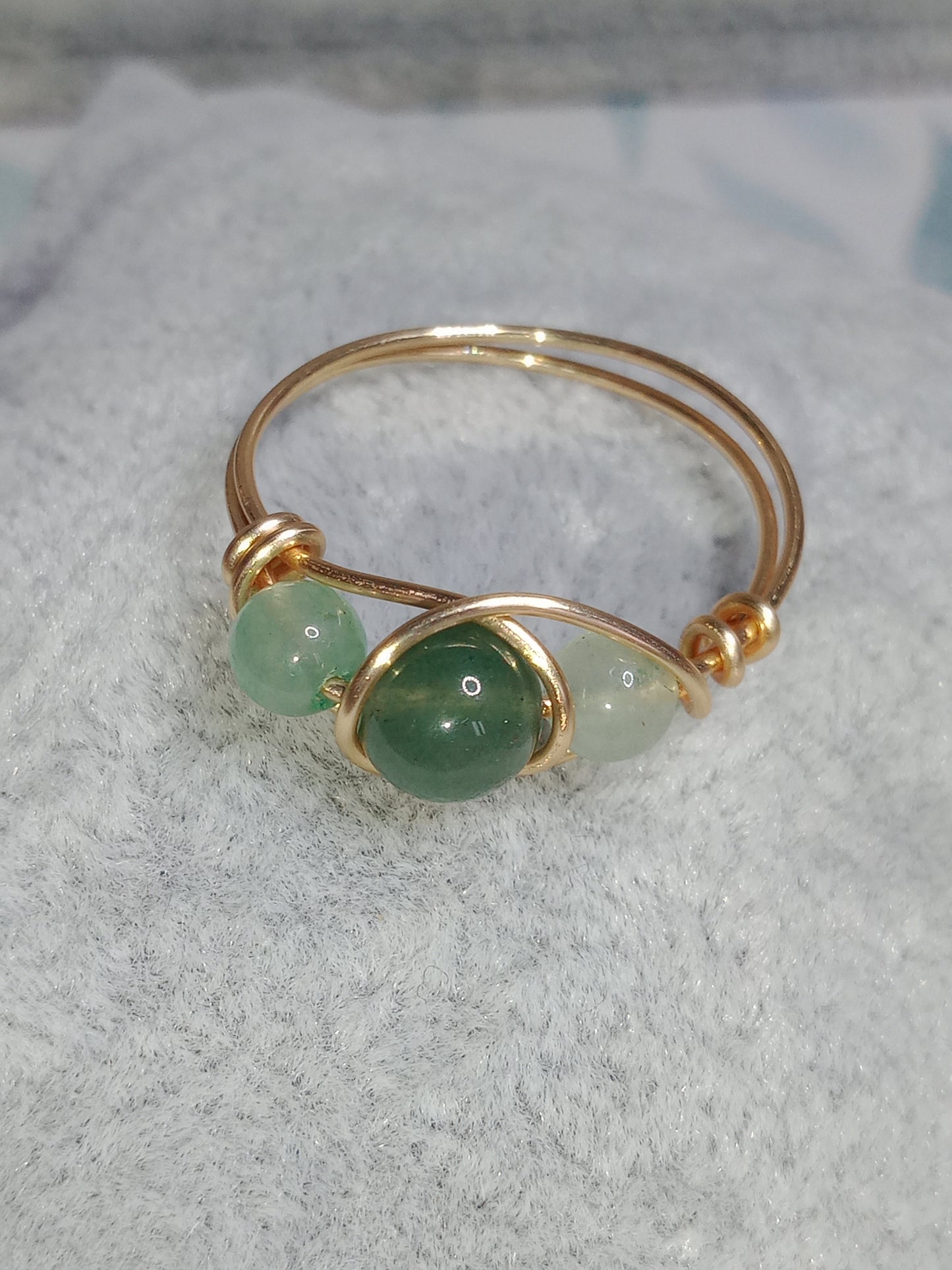 Bague en aventurine