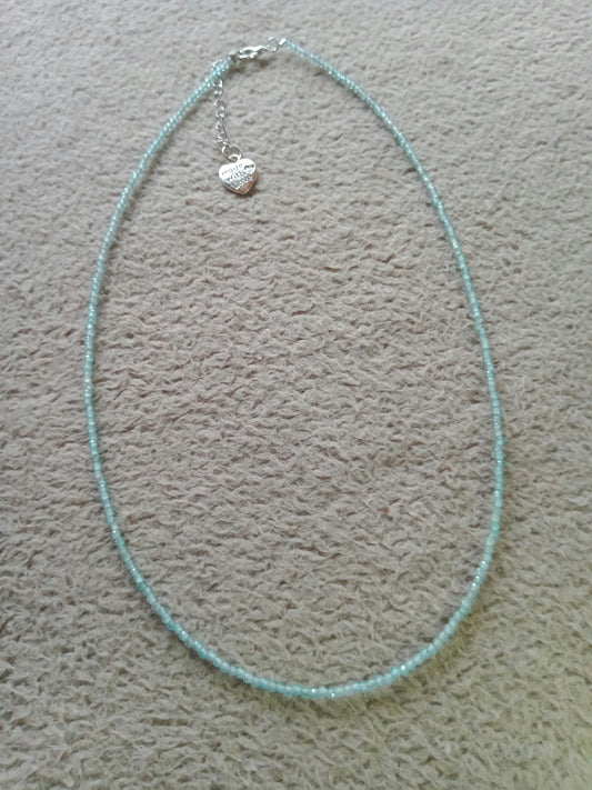 Collier ras de cou en Aigue -Marine