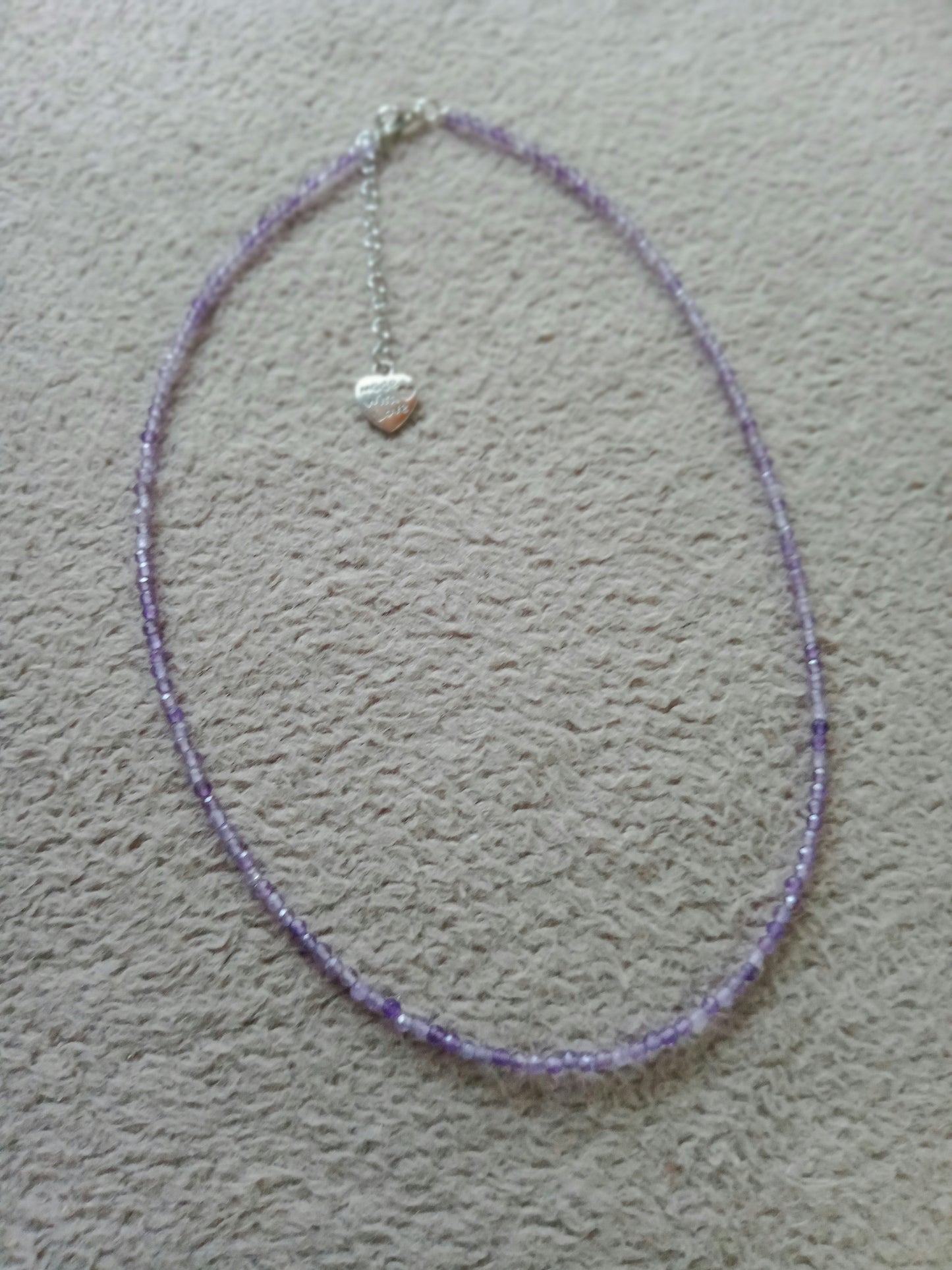 Collier ras de cou en améthyste