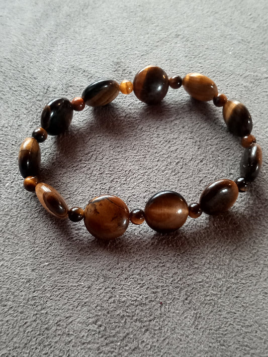 Bracelet en oeil de tigre