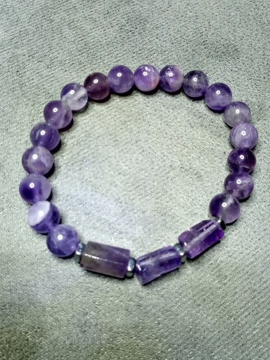 Bracelet en améthyste