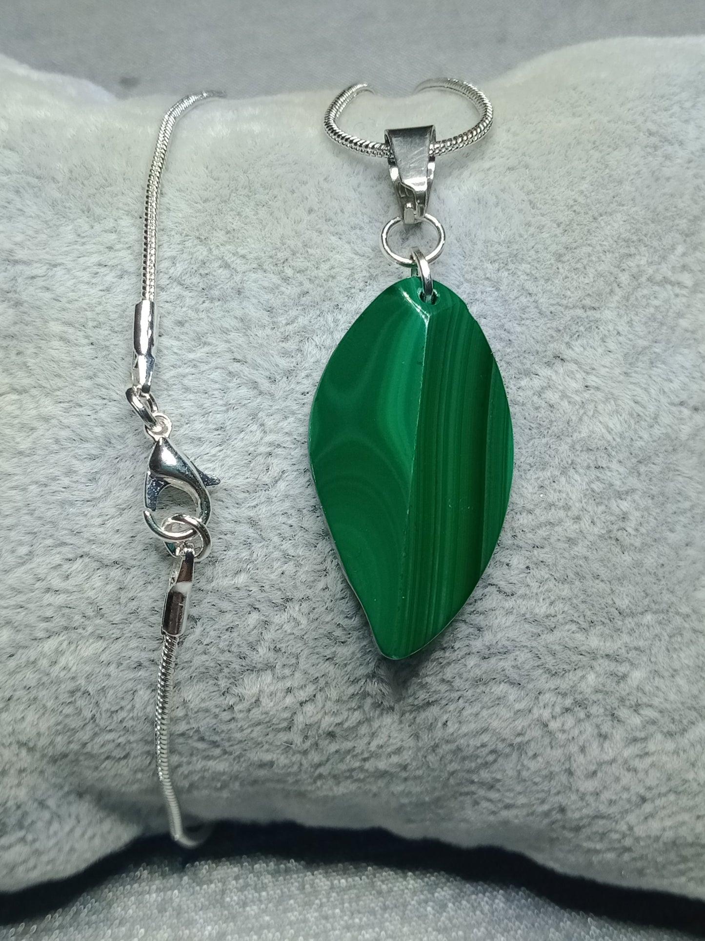 Pendentif en Malachite