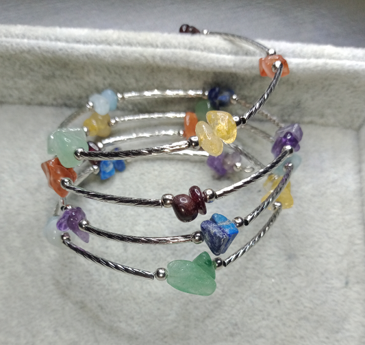 Bracelet ressort 7 Chakras