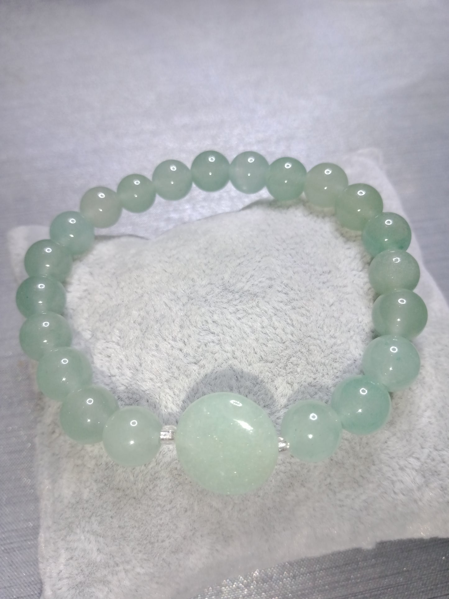 Bracelet en aventurine verte