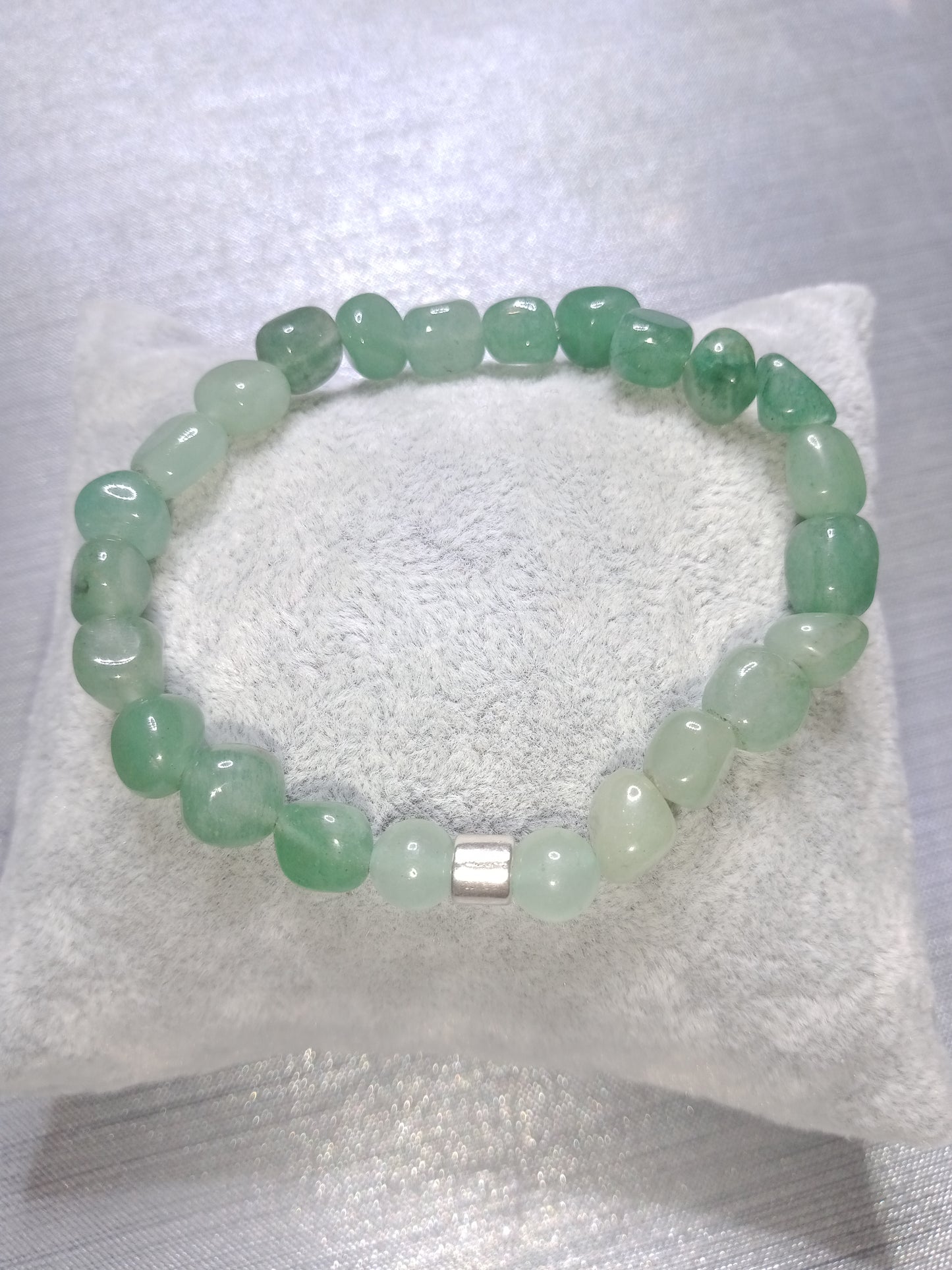 Bracelet en aventurine verte