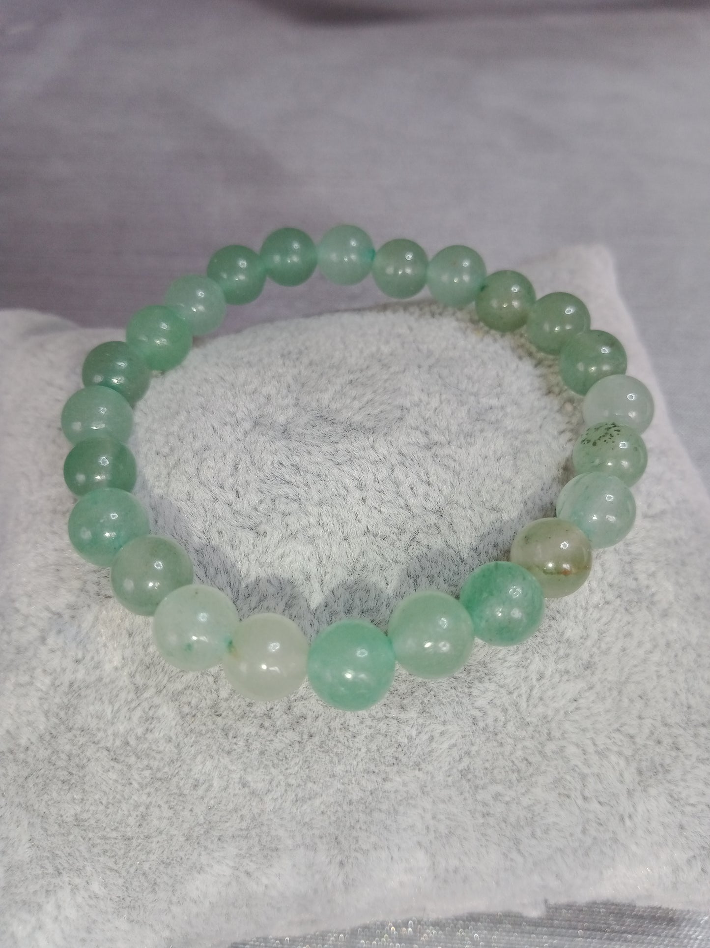 Bracelet en aventurine verte