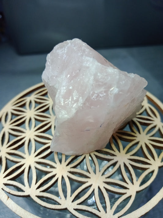 Pierre brute quartz rose