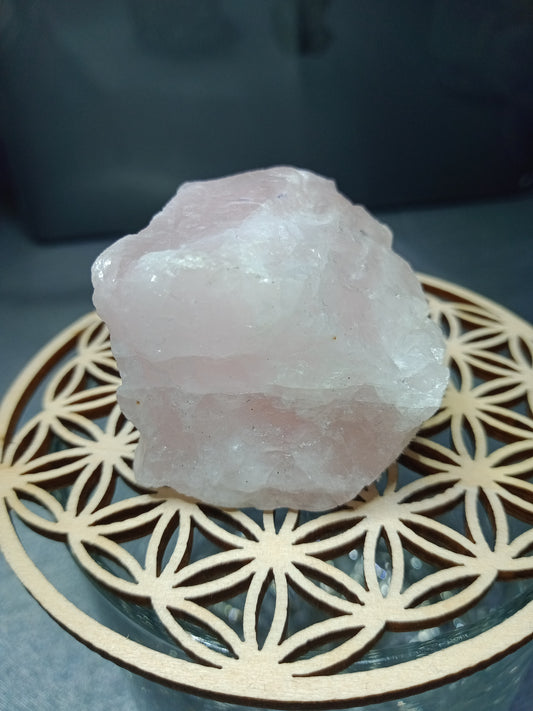 Pierre brute quartz rose