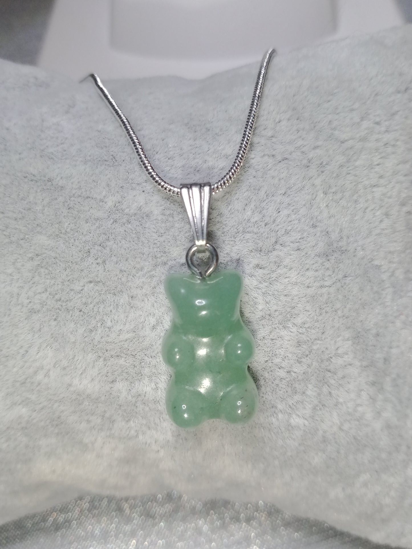 Pendentif en aventurine verte